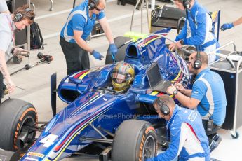 World © Octane Photographic Ltd. Friday 3rd July 2015. Carlin – Johnny Cecotto. GP2 Practice – Silverstone, UK. Digital Ref. : 1329JM1D3938