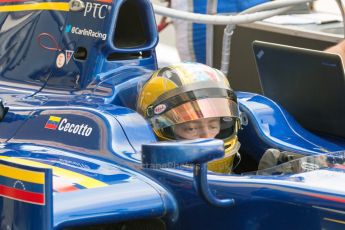 World © Octane Photographic Ltd. Friday 3rd July 2015. Carlin – Johnny Cecotto. GP2 Practice – Silverstone, UK. Digital Ref. : 1329JM1D3945