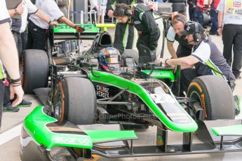 World © Octane Photographic Ltd. Friday 3rd July 2015. Status Grand Prix – Richie Stanaway. GP2 Practice – Silverstone, UK. Digital Ref. : 1329JM1D3960