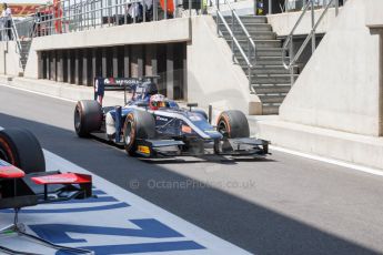 World © Octane Photographic Ltd. Friday 3rd July 2015. Russian Time – Mitch Evans. GP2 Practice – Silverstone, UK. Digital Ref. : 1329JM1D4019