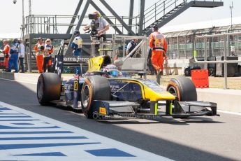 World © Octane Photographic Ltd. Friday 3rd July 2015. DAMS – Alex Lynn. GP2 Practice – Silverstone, UK. Digital Ref. : 1329JM1D4064