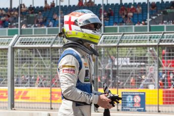World © Octane Photographic Ltd. Friday 3rd July 2015. Hilmer Motorsport – Jon Lancaster. GP2 Practice – Silverstone, UK. Spain. Digital Ref. : 1329JM1D4071