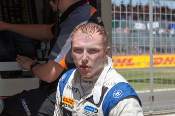 World © Octane Photographic Ltd. Friday 3rd July 2015. Hilmer Motorsport – Jon Lancaster. GP2 Practice – Silverstone, UK. Spain. Digital Ref. : 1329JM1D4075