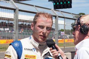 World © Octane Photographic Ltd. Friday 3rd July 2015. Hilmer Motorsport – Jon Lancaster. GP2 Practice – Silverstone, UK. Spain. Digital Ref. : 1329JM1D4081