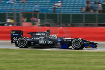 World © Octane Photographic Ltd. Friday 3rd July 2015. Daiko Team Lazarus– Natanael Berthon. GP2 Qualifying – Silverstone, UK. Digital Ref. : 1330JM1D3694