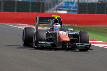 World © Octane Photographic Ltd. Friday 3rd July 2015. Trident – Rene Binder. GP2 Qualifying – Silverstone, UK. Digital Ref. : 1330JM1D3826