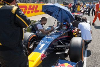 World © Octane Photographic Ltd. Saturday 4th July 2015. DAMS – Pierre Gasly. GP2 Race 1 – Silverstone, UK. Digital Ref. : 1336JM1D4012