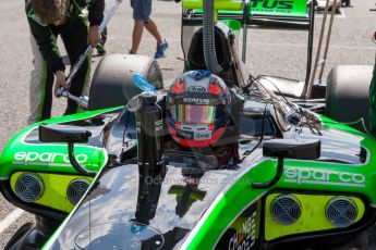 World © Octane Photographic Ltd. Saturday 4th July 2015. Status Grand Prix – Richie Stanaway. GP2 Race 1 – Silverstone, UK. Digital Ref. : 1336JM1D4022