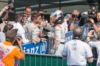 World © Octane Photographic Ltd. Saturday 4th July 2015. Rapax – Sergey Sirotkin. GP2 Race 1 – Silverstone, UK. Digital Ref. : 1336JM1D4864