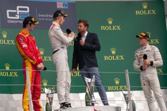 World © Octane Photographic Ltd. Saturday 4th July 2015. Rapax – Sergey Sirotkin, Racing Engineering – Alexander Rossi and ART Grand Prix – Stoffel Vandoorne. GP2 Feature Race – Silverstone, UK. Digital Ref. : 1336JM1D4959