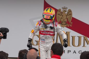 World © Octane Photographic Ltd. Sunday 5th July 2015. Campos Racing – Rio Haryanto (1st). GP2 Race 2 – Silverstone, UK. Digital Ref. : 1339JM1D5085