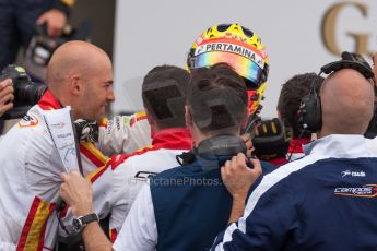 World © Octane Photographic Ltd. Sunday 5th July 2015. Campos Racing – Rio Haryanto (1st). GP2 Race 2 – Silverstone, UK. Digital Ref. : 1339JM1D5086