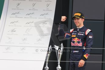 World © Octane Photographic Ltd. Sunday 5th July 2015. DAMS – Pierre Gasly (3rd). GP2 Race 2 – Silverstone, UK. Digital Ref. : 1339LB1D6131