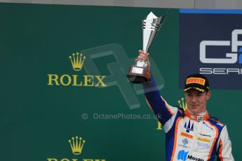 World © Octane Photographic Ltd. Sunday 5th July 2015. Trident – Raffaele Marciello (2nd). GP2 Race 2 – Silverstone, UK. Digital Ref. : 1339LB1D6188