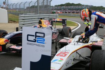 World © Octane Photographic Ltd. Sunday 5th July 2015. Campos Racing – Rio Haryanto (1st). GP2 Race 2 – Silverstone, UK. Digital Ref. : 1339LB5D9719