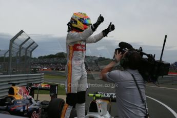 World © Octane Photographic Ltd. Sunday 5th July 2015. Campos Racing – Rio Haryanto (1st). GP2 Race 2 – Silverstone, UK. Digital Ref. : 1339LB5D9730