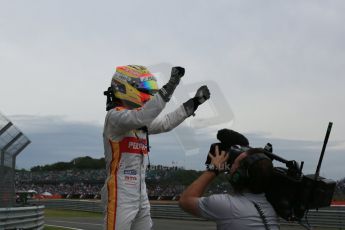 World © Octane Photographic Ltd. Sunday 5th July 2015. Campos Racing – Rio Haryanto (1st). GP2 Race 2 – Silverstone, UK. Digital Ref. : 1339LB5D9731