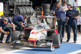 World © Octane Photographic Ltd. Thursday 2nd July 2015. Campos Racing – Christopher Hoher. GP3 Paddock – Silverstone, UK. Digital Ref. : 1331JM1D3848
