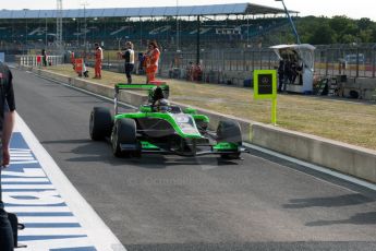 World © Octane Photographic Ltd. Thursday 2nd July 2015. Status Grand Prix – Sandy Stuvik. GP3 Paddock – Silverstone, UK. Digital Ref. : 1331JM1D4114