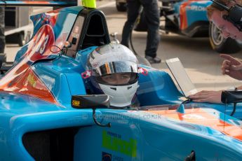 World © Octane Photographic Ltd. Thursday 2nd July 2015. Jenzer Motorsport – Matheo Tuscher. GP3 Paddock – Silverstone, UK. Digital Ref. : 1331JM1D4117