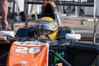 World © Octane Photographic Ltd. Thursday 2nd July 2015. Trident – Artur Janosz. GP3 Paddock – Silverstone, UK. Digital Ref. : 1331JM1D4131