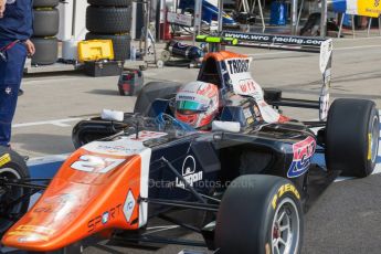 World © Octane Photographic Ltd. Thursday 2nd July 2015. Trident – Luca Ghiotto. GP3 Paddock – Silverstone, UK. Digital Ref. : 1331JM1D4133