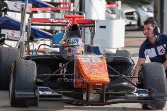 World © Octane Photographic Ltd. Thursday 2nd July 2015. Trident – Oscar Tunjo. GP3 Paddock – Silverstone, UK. Digital Ref. : 1331JM1D4134