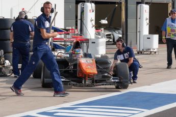 World © Octane Photographic Ltd. Thursday 2nd July 2015. Trident – Oscar Tunjo. GP3 Paddock – Silverstone, UK. Digital Ref. : 1331JM1D4135