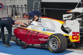 World © Octane Photographic Ltd. Thursday 2nd July 2015. Campos Racing – Christopher Hoher. GP3 Paddock – Silverstone, UK. Digital Ref. : 1331JM1D4137