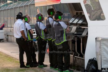 World © Octane Photographic Ltd. Thursday 2nd July 2015. Status Grand Prix pit wall. GP3 Paddock – Silverstone, UK. Digital Ref. : 1331JM1D4145