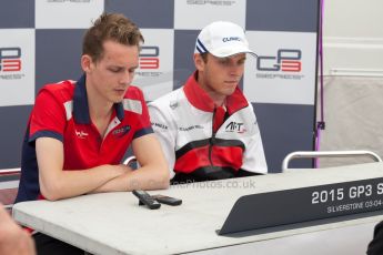 World © Octane Photographic Ltd. Saturday 4th July 2015. Arden International – Emil Bernstorff and ART Grand Prix – Marvin Kirchhofer. GP3 Qualifying– Silverstone, UK. Digital Ref. : 1333JM1D4002