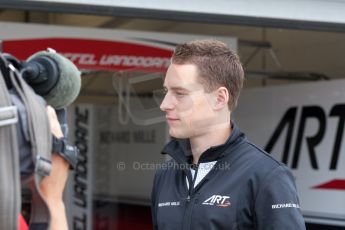 World © Octane Photographic Ltd. Thursday 2nd July 2015. ART Grand Prix – Stoffel Vandoorne. GP2 Paddock – Silverstone, UK. Digital Ref. :1325JM1D-3113