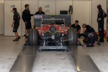 World © Octane Photographic Ltd. Thursday 2nd July 2015. Racing Engineering – Jordan King. GP2 Paddock – Silverstone, UK. Digital Ref. : 1325JM1D-3126-2