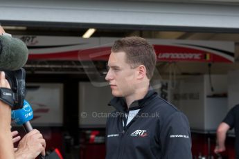 World © Octane Photographic Ltd. Thursday 2nd July 2015. ART Grand Prix – Stoffel Vandoorne. GP2 Paddock – Silverstone, UK. Digital Ref. : 1325JM1D-3127-2