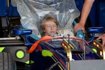 World © Octane Photographic Ltd. Thursday 2nd July 2015. Carlin – Johnny Cecotto. GP2 Paddock – Silverstone, UK. Digital Ref. : 1325JM1D-3131-2