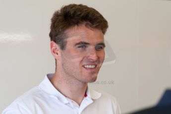 World © Octane Photographic Ltd. Thursday 2nd July 2015. MP Motorsport – Oliver Rowland. GP2 Paddock – Silverstone, UK. Digital Ref. : 1325JM1D-3147-2