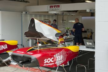 World © Octane Photographic Ltd. Thursday 2nd July 2015. Campos Racing – Rio Haryanto. GP2 Paddock – Silverstone, UK. Digital Ref. : 1325JM1D-3147