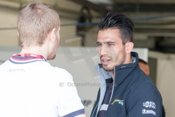 World © Octane Photographic Ltd. Thursday 2nd July 2015. Hilmer Motorsport – Jon Lancaster. GP2 Paddock – Silverstone, UK. Spain. Digital Ref. : 1325JM1D-3151-2