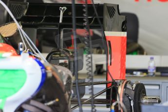 World © Octane Photographic Ltd. Manor Marussia F1 Team MR03B. Thursday 2nd July 2015, F1 British GP Pit Lane, Silverstone, UK. Digital Ref: 1324LB1D2752