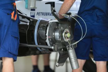 World © Octane Photographic Ltd. Williams Martini Racing FW37. Thursday 2nd July 2015, F1 British GP Pit Lane, Silverstone, UK. Digital Ref: 1324LB1D2822