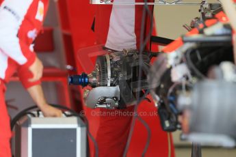 World © Octane Photographic Ltd. Scuderia Ferrari SF15-T. Thursday 2nd July 2015, F1 British GP Pit Lane, Silverstone, UK. Digital Ref: 1324LB1D2882