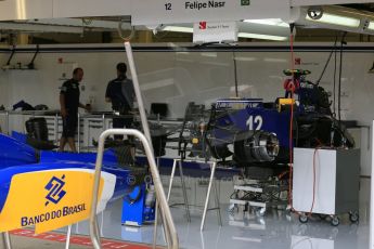 World © Octane Photographic Ltd. Sauber F1 Team C34-Ferrari – Felipe Nasr. Thursday 2nd July 2015, F1 British GP Pit Lane Silverstone, UK. Digital Ref: 1324LB5D8382