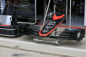 World © Octane Photographic Ltd. McLaren Honda MP4/30. Thursday 2nd July 2015, F1 British GP Pit Lane, Silverstone, UK. Digital Ref: 1324LB5D8467