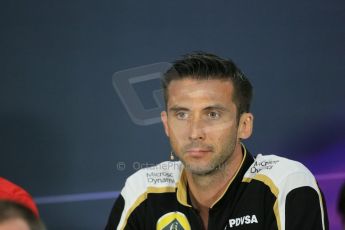 World © Octane Photographic Ltd. FIA Drivers’ Press Conference. Friday 5th June 2015, F1 Canadian GP, Circuit Gilles Villeneuve, Montreal, Canada. Lotus F1 Team CEO – Matthew Carter. Digital Ref: 1293LB1D0410