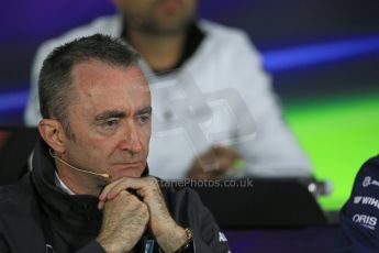 World © Octane Photographic Ltd. FIA Drivers’ Press Conference. Friday 5th June 2015, F1 Canadian GP, Circuit Gilles Villeneuve, Montreal, Canada. Mercedes AMG Petronas Executive Director (Technical) – Paddy Lowe. Digital Ref: 1293LB1D0470