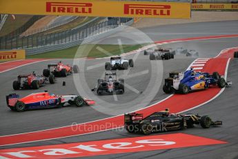 World © Octane Photographic Ltd. McLaren Honda MP4/30 – Fernando Alonso. Sunday 25th October 2015, F1 USA Grand Prix Race, Austin, Texas - Circuit of the Americas (COTA). Digital Ref: 1466LB1D1806