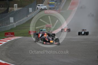 World © Octane Photographic Ltd. Infiniti Red Bull Racing RB11 – Daniel Ricciardo. Sunday 25th October 2015, F1 USA Grand Prix Race, Austin, Texas - Circuit of the Americas (COTA). Digital Ref: 1466LB1D1933