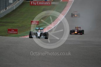 World © Octane Photographic Ltd. Mercedes AMG Petronas F1 W06 Hybrid – Lewis Hamilton. Sunday 25th October 2015, F1 USA Grand Prix Race, Austin, Texas - Circuit of the Americas (COTA). Digital Ref: 1466LB1D2033