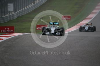 World © Octane Photographic Ltd. Mercedes AMG Petronas F1 W06 Hybrid – Nico Rosberg. Sunday 25th October 2015, F1 USA Grand Prix Race, Austin, Texas - Circuit of the Americas (COTA). Digital Ref: 1466LB1D2050