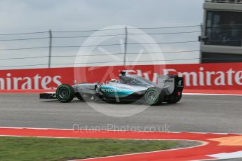 World © Octane Photographic Ltd. Mercedes AMG Petronas F1 W06 Hybrid – Lewis Hamilton. Sunday 25th October 2015, F1 USA Grand Prix Race, Austin, Texas - Circuit of the Americas (COTA). Digital Ref: 1466LB1D2434